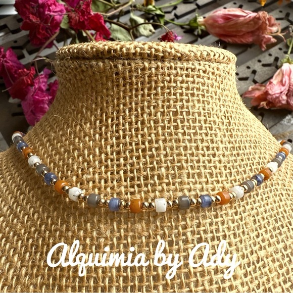 Alquimia Jewelry - Alquimia Multicolor multi gems Beaded Necklace